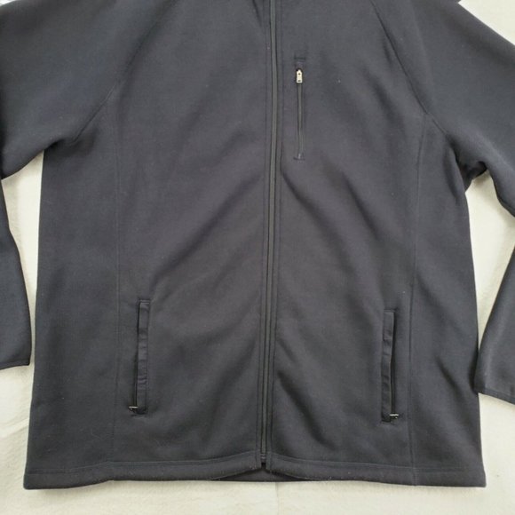 SWISS TECH Jacket Men's Long Sleeve Full Zip High Neck Outdoors Black XL - Picture 3 of 12